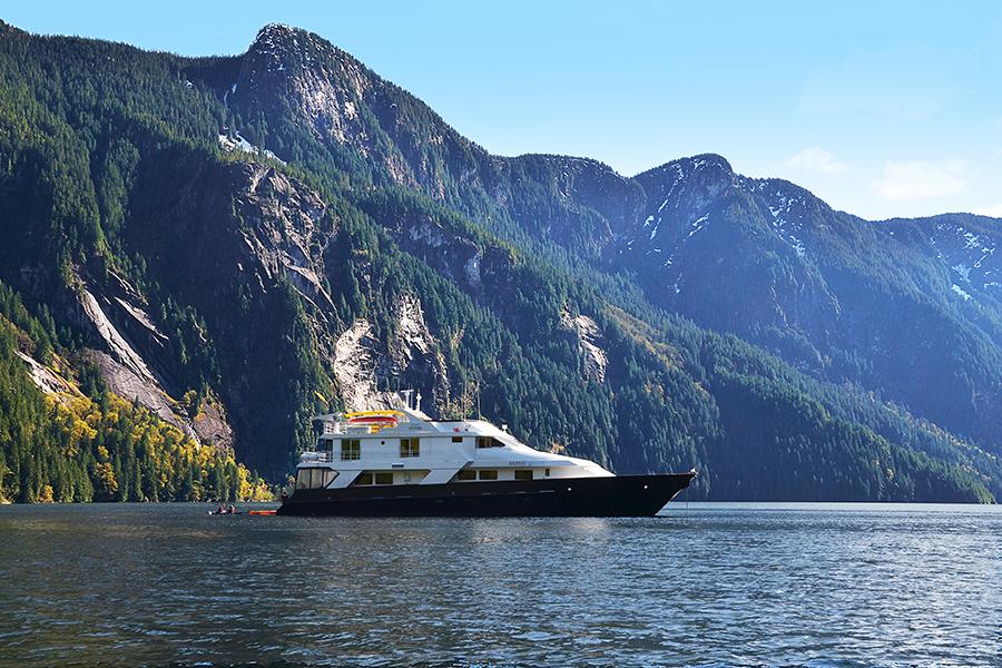 Cruise through the Alaskan Fjords in Safari Quest with UnCruise | Photo credit: UnCruise