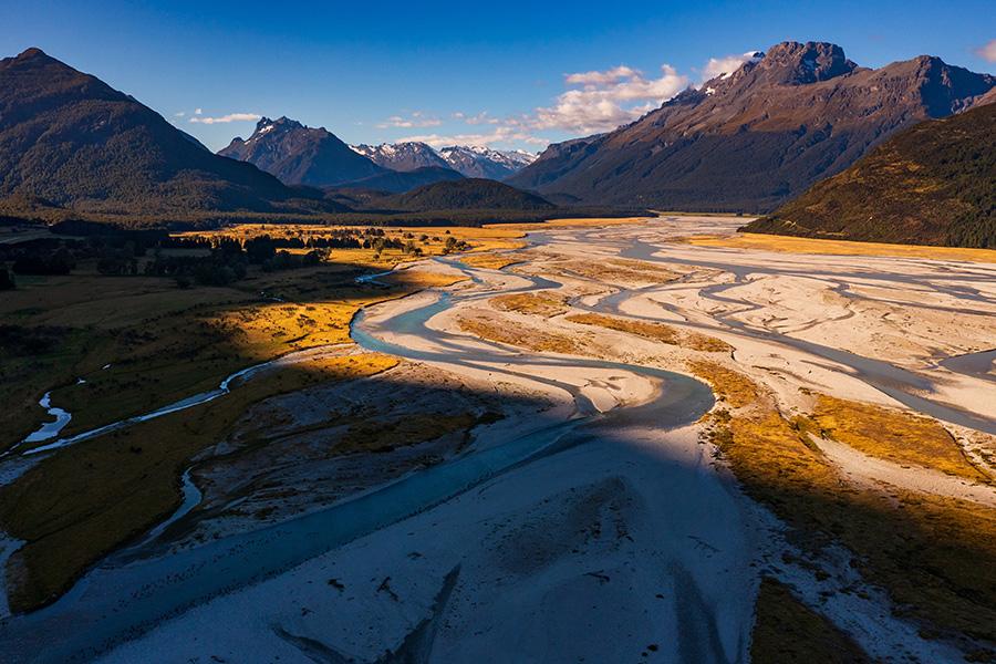 Admire the dramatic beauty of the Dart River Delta, Queenstown New Zealand | Travel Nation