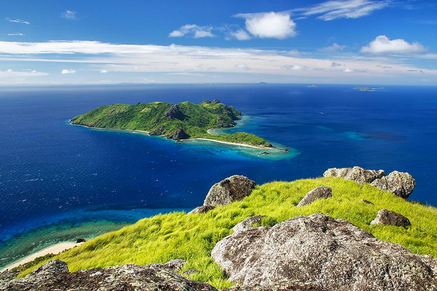 Gaze out to Kuata Island from Vatuvula volcano, Wayaseva Island, Fiji | Travel Nation