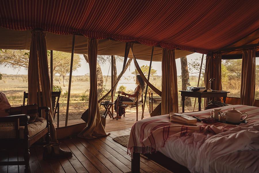 Unwind in your tent deep in the heart of Chada, Katavi National Park, Tanzania | Photo credit: Nomad Tanzania