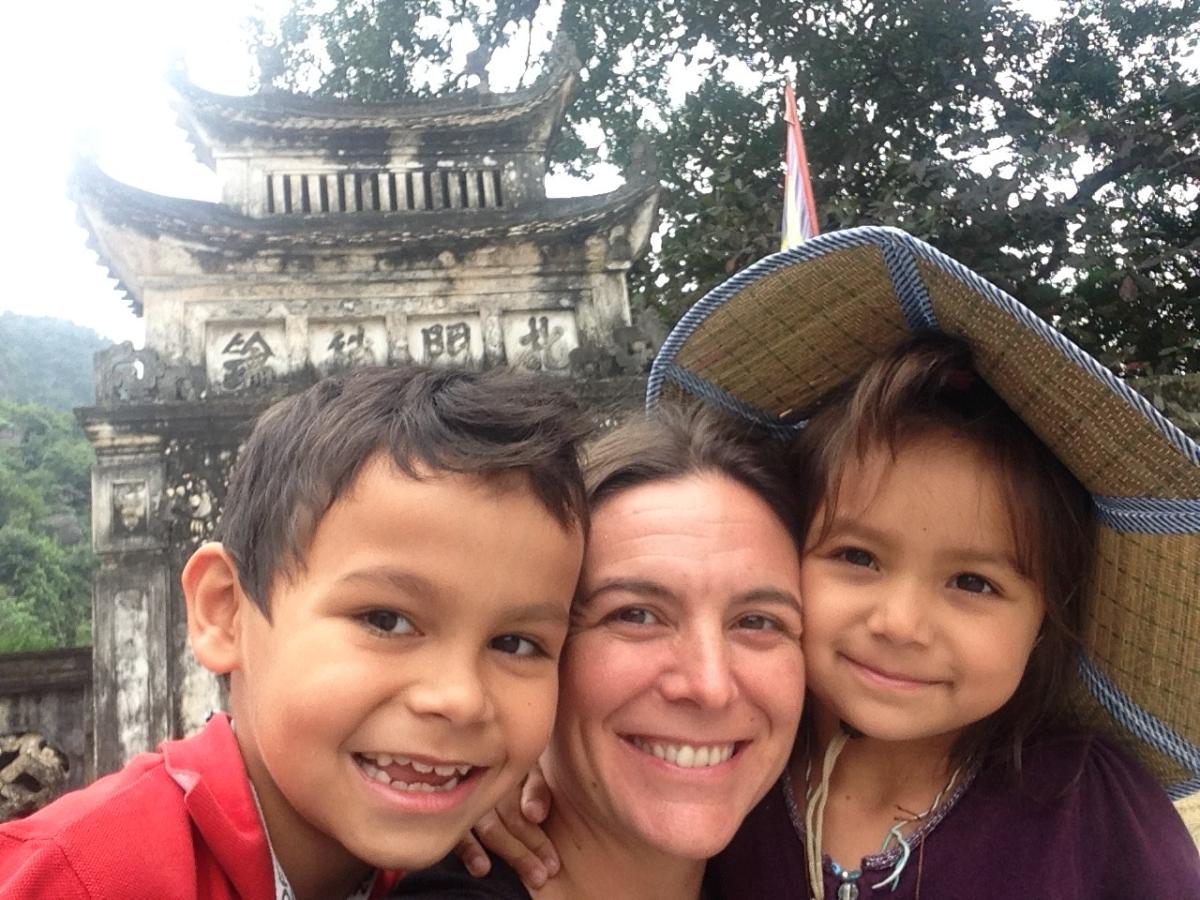 Maman solo avec deux enfants