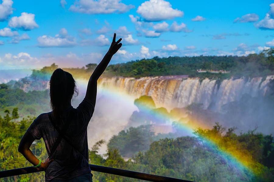 Watch rainbows bounce off Iguazu Falls | Travel Nation