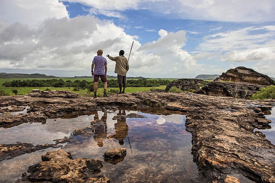 Lookouts provide spectacular views across the floodplains | Photo credit: Tourism NT/Shaana McNaught