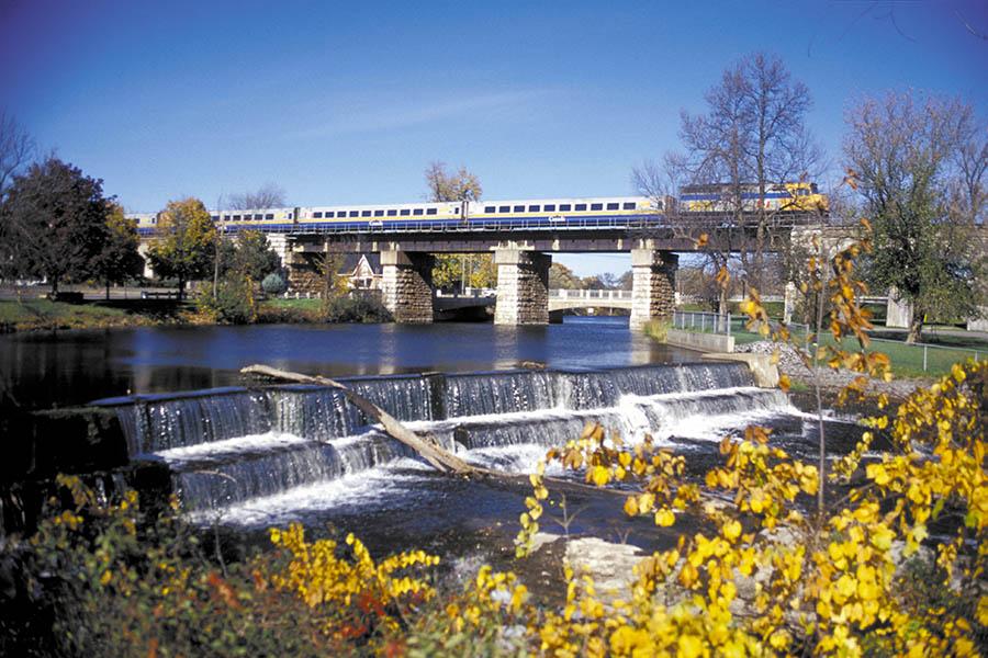 Take the train through gorgeous Canadian scenery | Photo credit: VIA Rail Canada