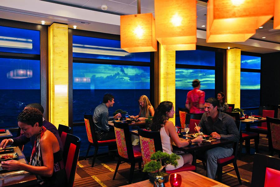 For dinner you have the option of an early (6pm) or late (8pm) sitting, or the flexi-dining option if you prefer