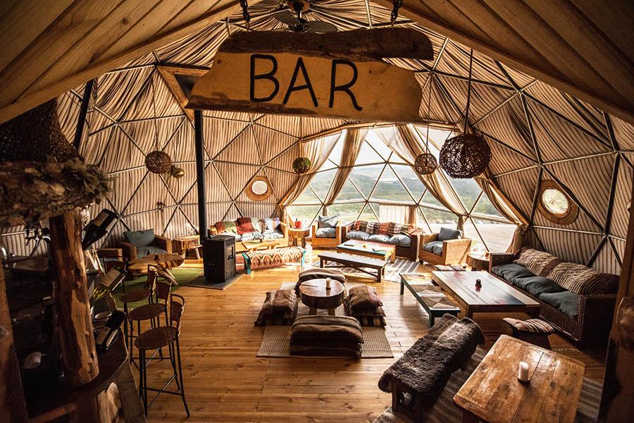 The Bar Dome at EcoCamp Patagonia | Photo credit: EcoCamp Patagonia