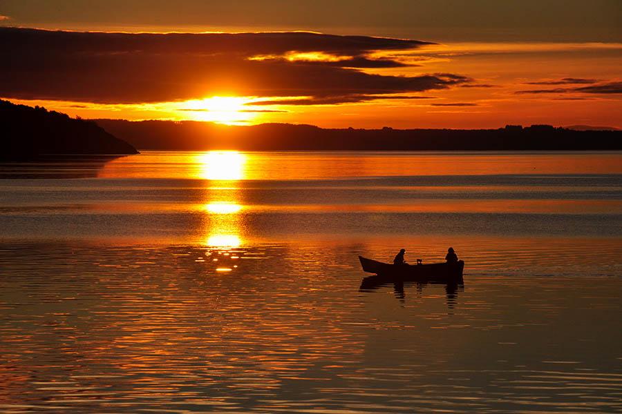 See fiery sunsets over the Chilean Lake District | Travel Nation