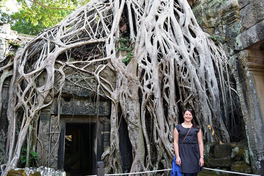 Lara Croft fans will recognise this temple as the setting for Tomb Raider