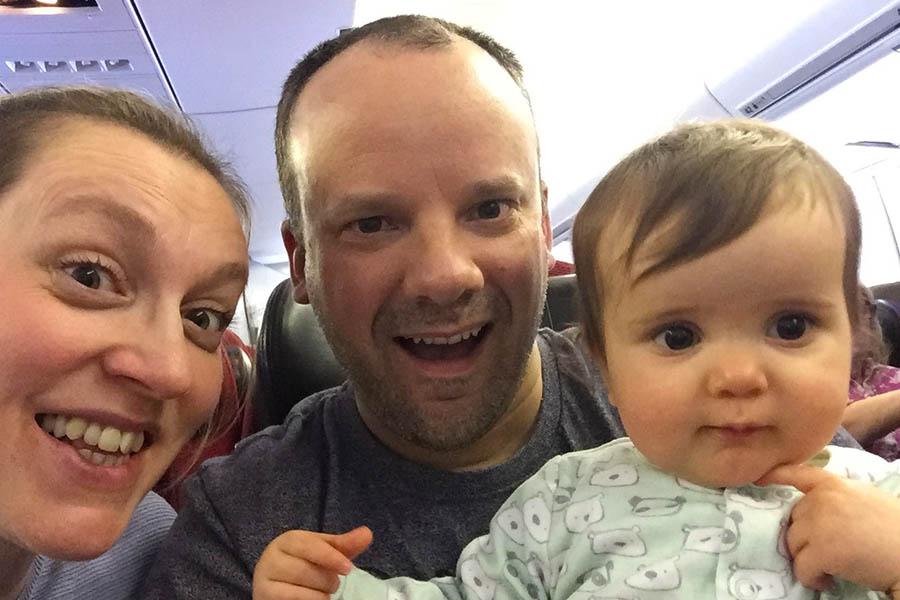 The Ecclestone family on their first flight | Travel Nation