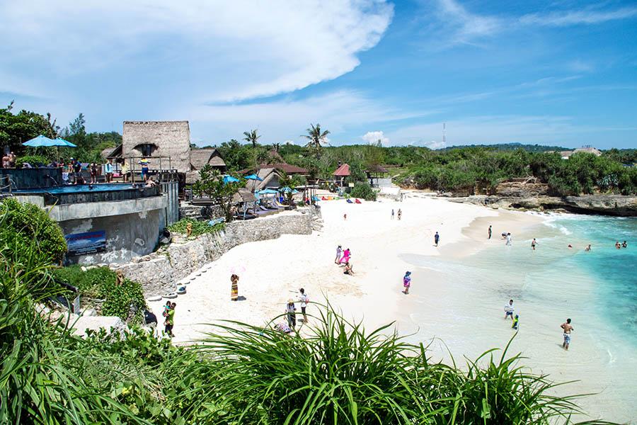 Sunbathe on your own sandy spot at Dream Beach
