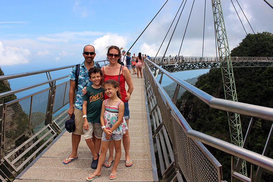 The kids loved the sections of glass flooring where you can see the huge drop below you