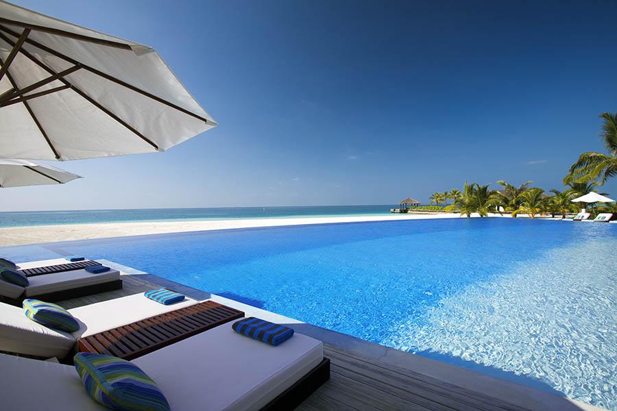 Unwind by the pool | photo credit: Velassuru Maldives