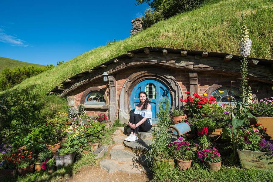 Wander around the Hobbiton movie set | Photo credit: Kiwi Experience