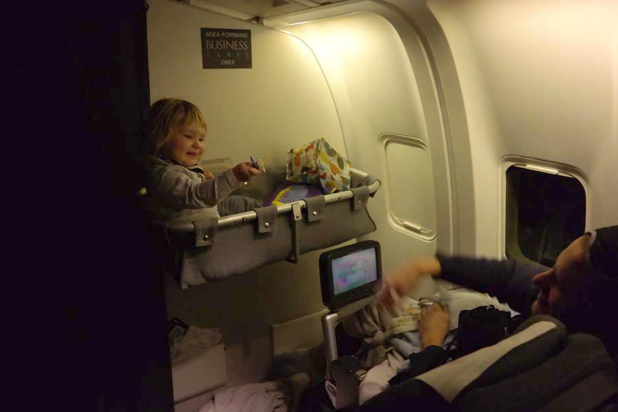 Always ask us to request a cot on all your long-haul flights!