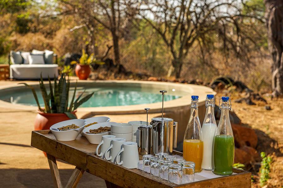 Breakfast with a view at Asanja Ruaha | Photo credit: Asanja Africa