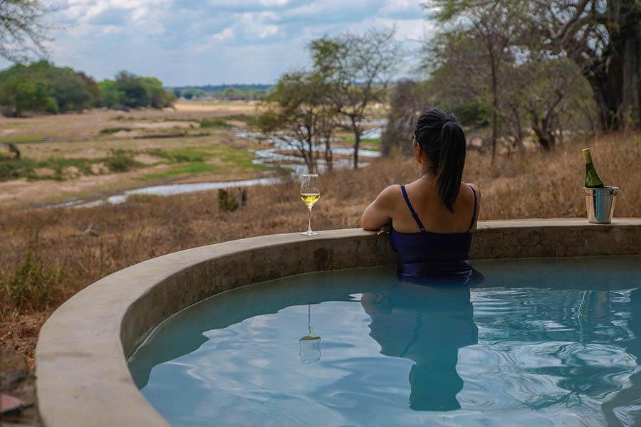 Your private plunge pool at Asanja Ruaha | Photo credit: Asanja Africa