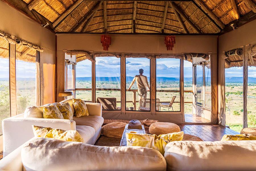 Soak up the views over the Serengeti from Mara River Post | Photo credit: Tanganyika Expeditions