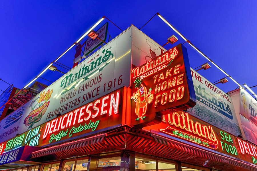 Nathan's hotdogs on Coney Island | Travel Nation
