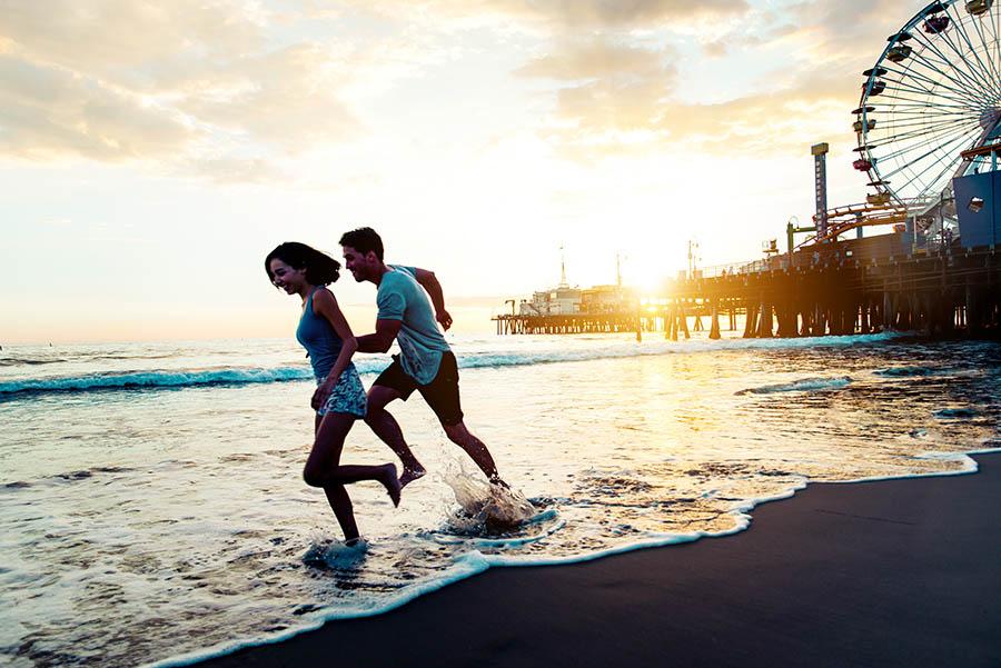 Catch a beautiful sunset in Santa Monica | Travel Nation