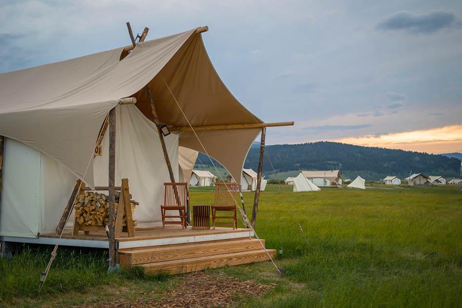 Stay at Under Canvas, the ultimate glamping experience in Yellowstone | Travel Nation