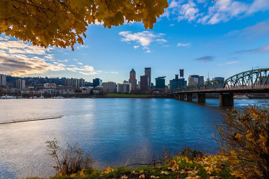 Bridge over the Williamette River, Portland