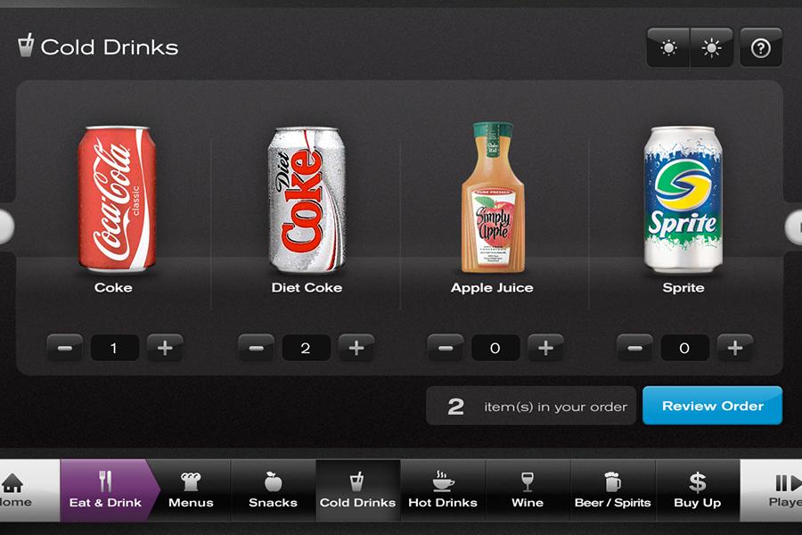 Air New Zealand food and drink