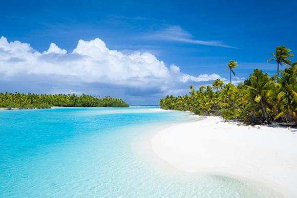Aitutaki lagoon, Cook Islands