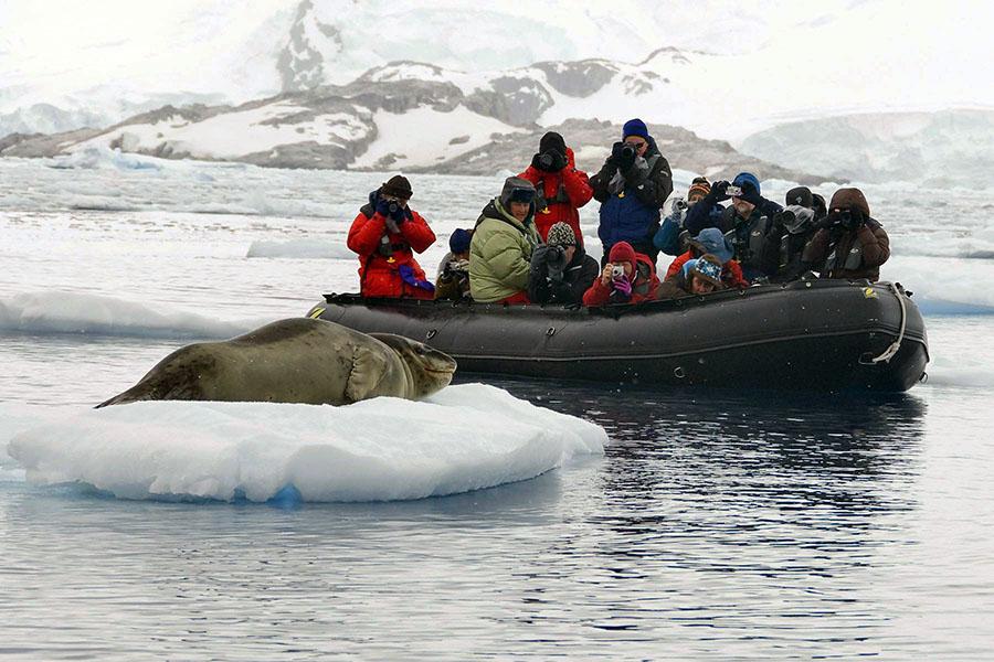 Zooming around on zodiac boats