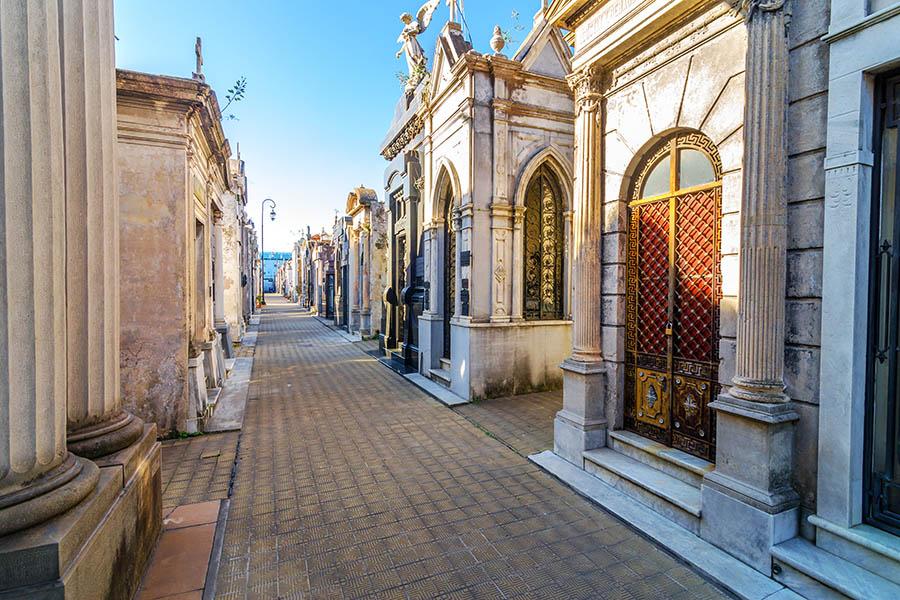 Visit Eva Peron’s grave in the world famous Recoleta cemetery