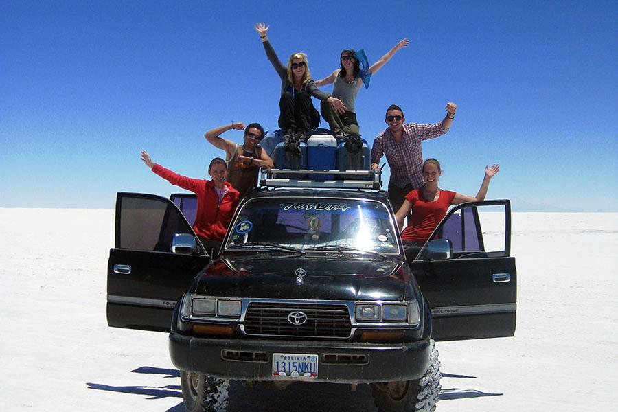 Jeremy arrived at the world’s largest salt flats!