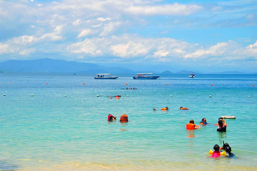 Snorkel amongst the hard-coral gardens