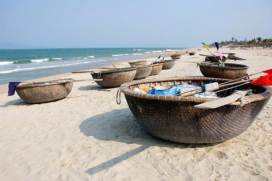 Buck boats in Da Nang, Vietnam