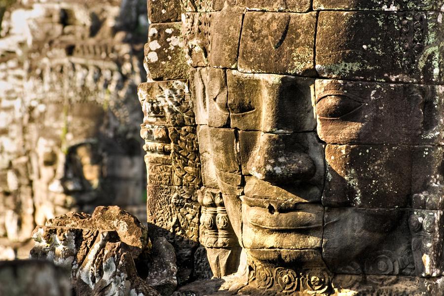 Remnants of the Khmer Empire are everywhere