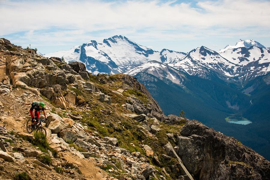 Mountain biking in Whistler, Canada