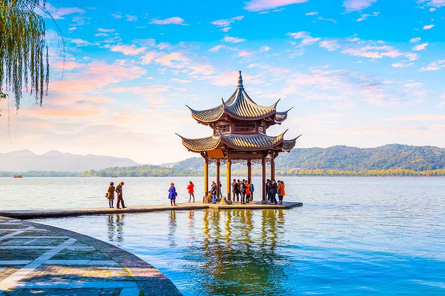 Take the train to Hangzhou's West Lake