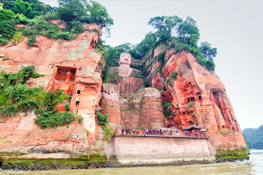 Leshan Giant Buddha, Mount Emei, Sichuan, China