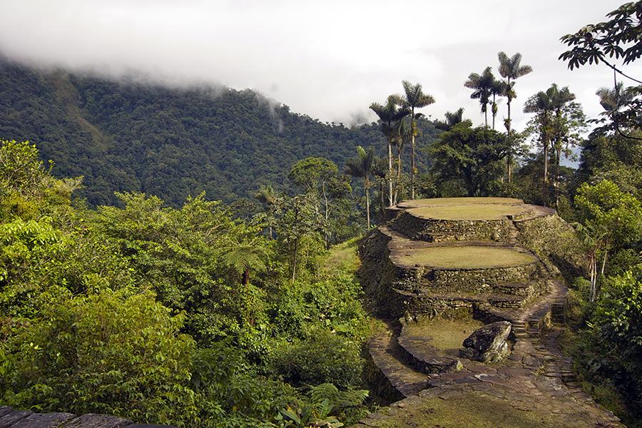 The lost city of Ciudad Perdida, Colombia