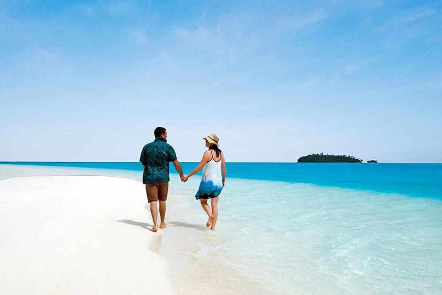 Feel the warm Pacific waters at your feet