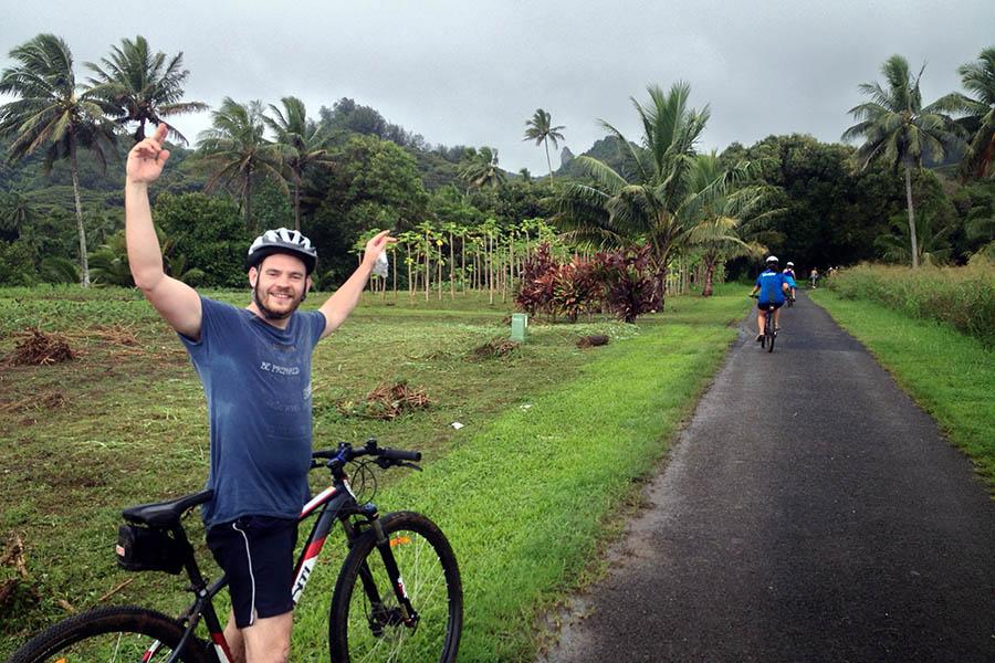 Jump on a bike and explore the island