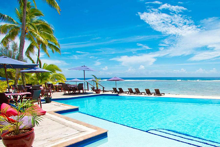 Manuia Beach Resort is a great example of a family-run, small, boutique hotel on one of the best beaches