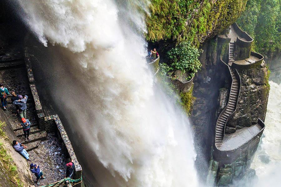 Hike to the most famous waterfall of all - the Pailón del Diablo