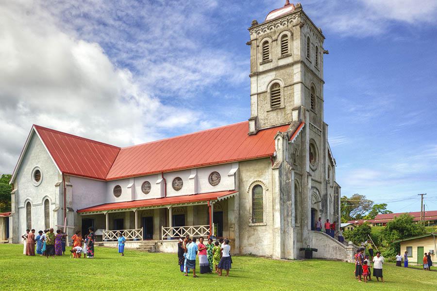 Meet the locals at a Sunday church service