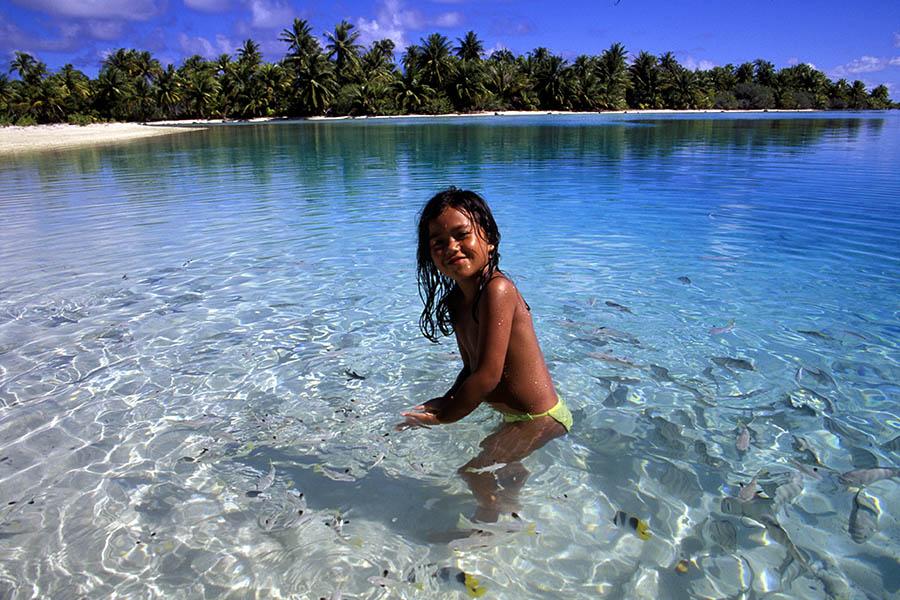 Bathe in crystal clear lagoons