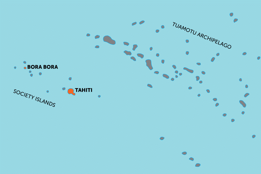 Bora Bora luxury escape | map