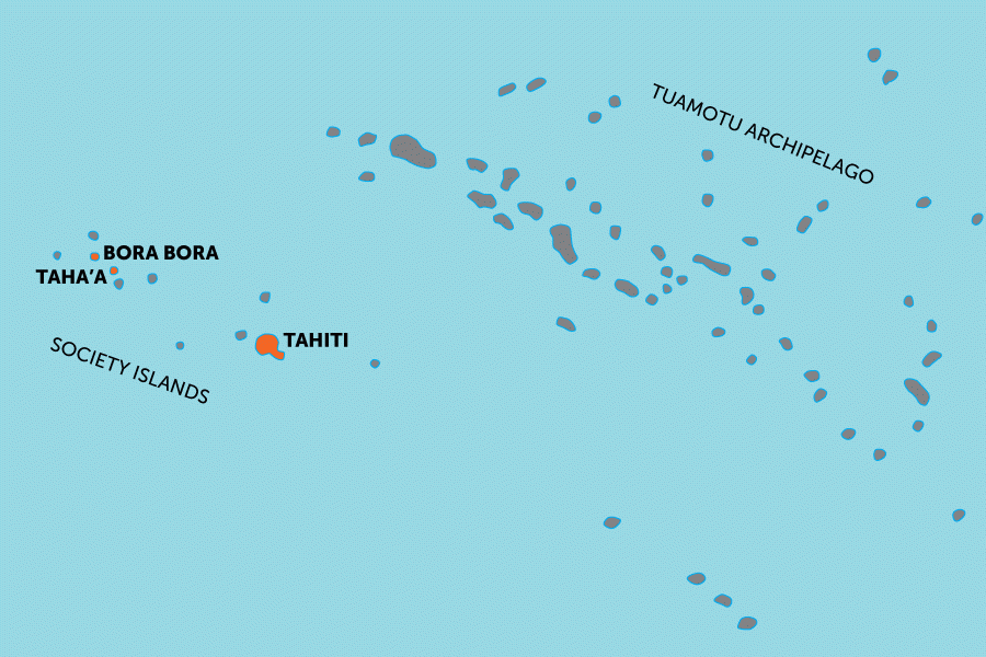 Luxury overwater bungalow experience | map