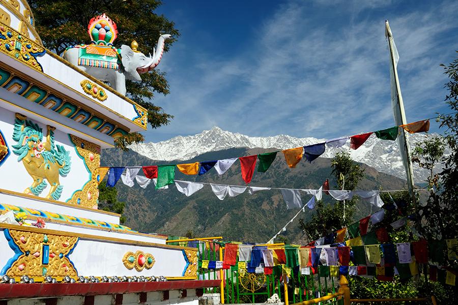 Kalaczakra temples in Dharamsala, McLeod Ganj, India