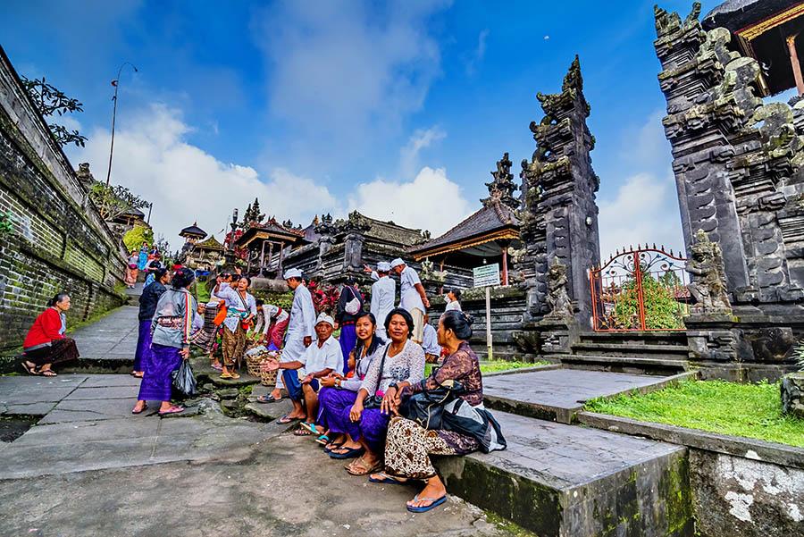 Stroll around one of the many temples