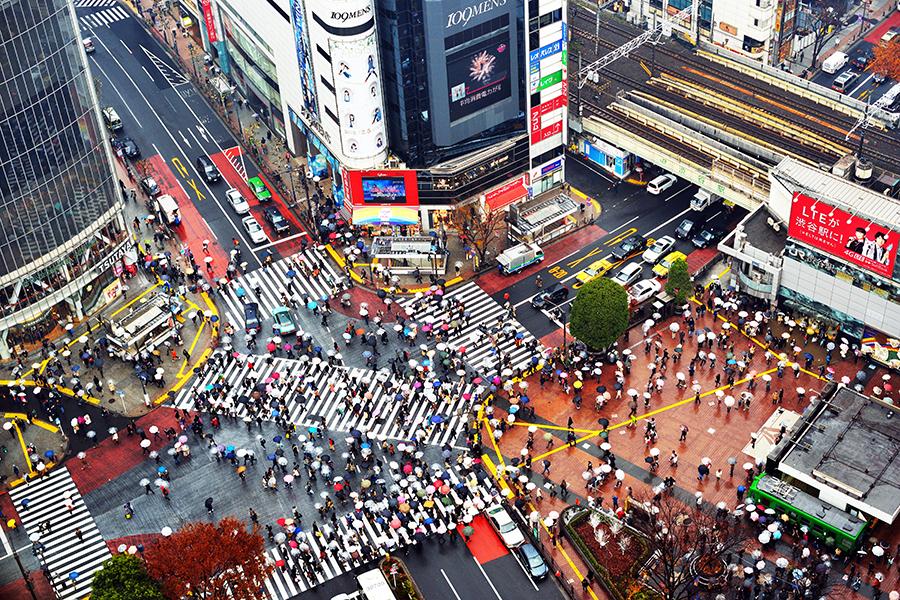 Shibuya Crossing, Tokyo, Japan