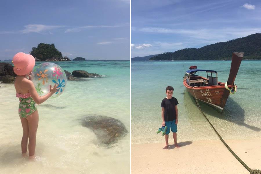 We took advantage of going away in the February half term