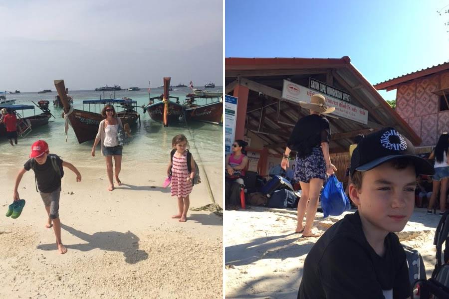 Immigration was a fun experience in itself via a little hut on the beach